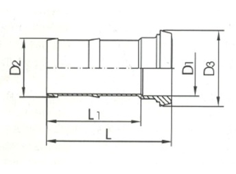 Schlauchkegelstutzen DIN 11854