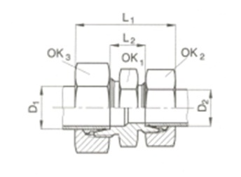 Straight reducing couplings B-GR