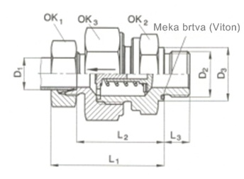 Nepovratni ventil B-RHV-R-WD